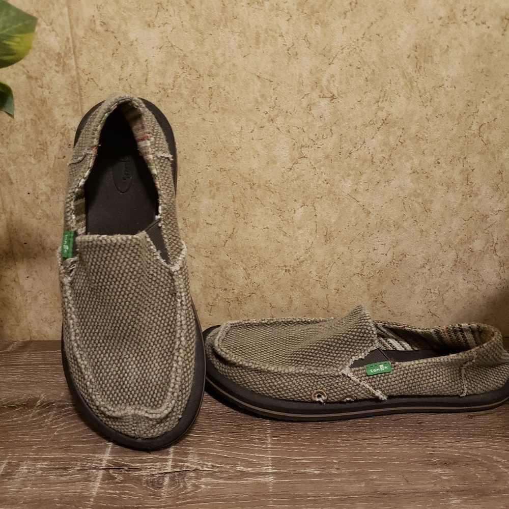 Boys Sanuk Slide Ons